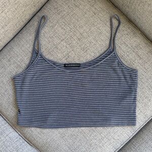 Brandy Melville Navy Striped Camisole